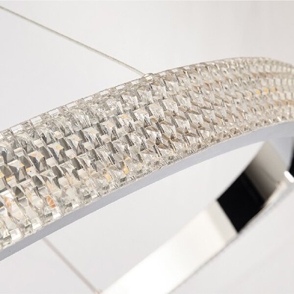 Φωτιστικό Οροφής LED Dimmable Homelighting Amarylis 77-8165 Aluminium