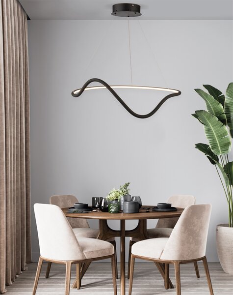 Φωτιστικό Οροφής LED Homelighting Krishna 77-8166 Black