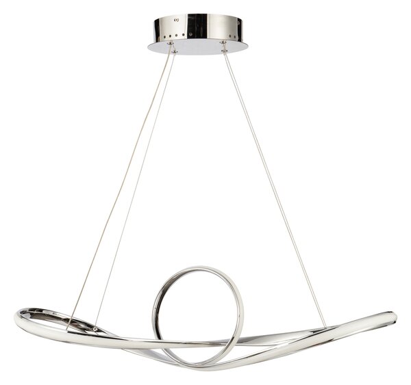 Φωτιστικό Οροφής LED Dimmable Homelighting Malbera 77-8127 Chrome