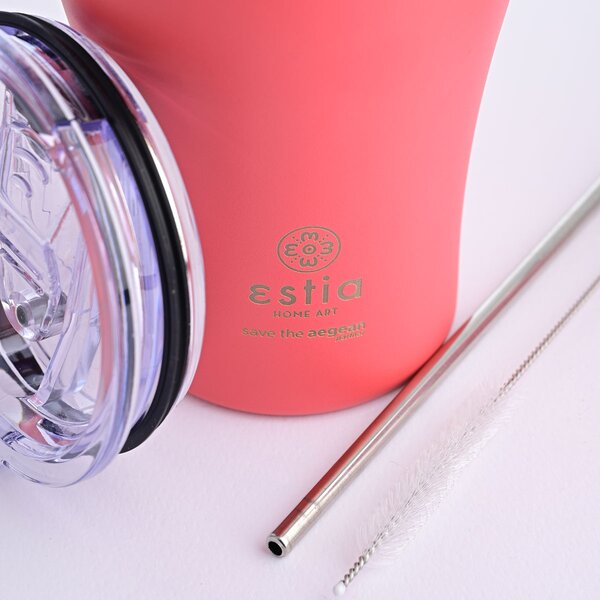 Ποτήρι Θερμός 350ml Estia Save The Aegean Fusion Coral 01-12199