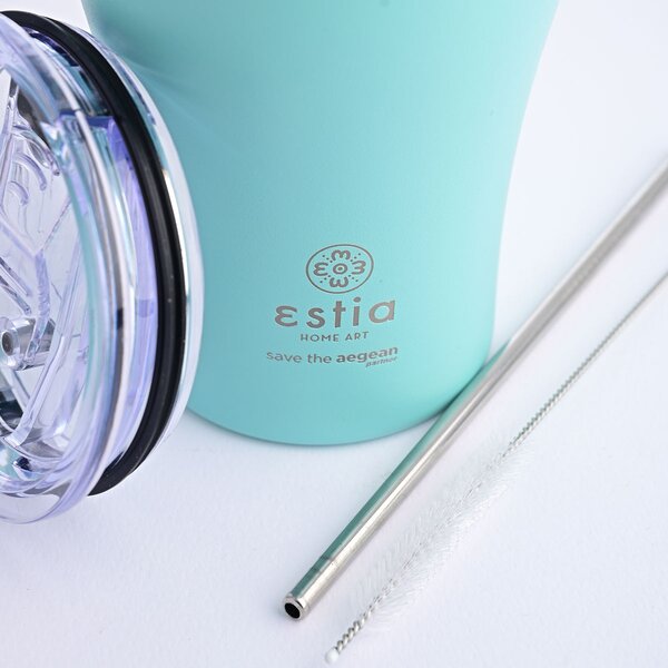 Ποτήρι Θερμός 350ml Estia Save The Aegean Bermuda Green 01-12106