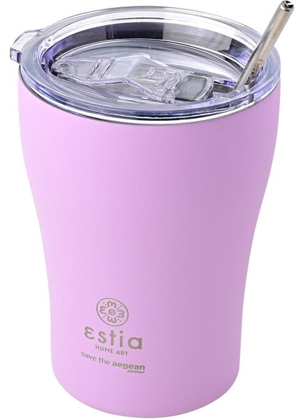 Ποτήρι Θερμός 350ml Estia Save The Aegean Lavender Purple 01-12090