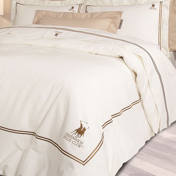 Παπλωματοθήκη Υπέρδιπλη (Σετ 220x240) Greenwich Polo Club Solid 2128