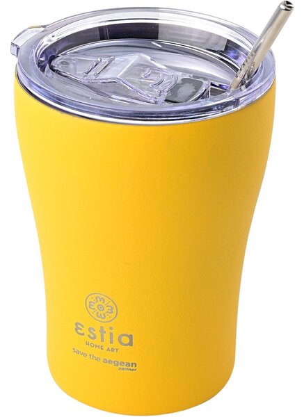 Ποτήρι Θερμός 350ml Estia Save The Aegean Pineapple Yellow 01-12458