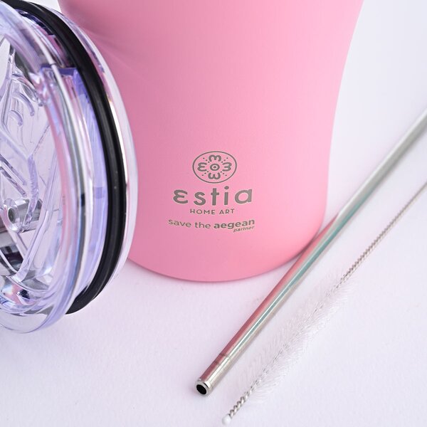 Ποτήρι Θερμός 350ml Estia Save The Aegean Blossom Rose 01-12472