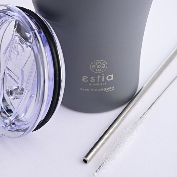Ποτήρι Θερμός 350ml Estia Save The Aegean Fjord Grey 01-12441