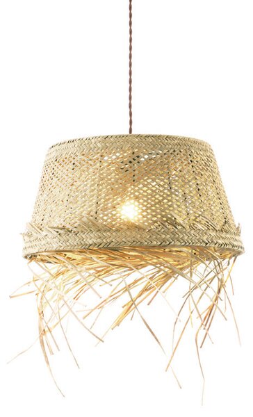 Φωτιστικό Οροφής Μονόφωτο Aca Andros OD94891PG Rattan
