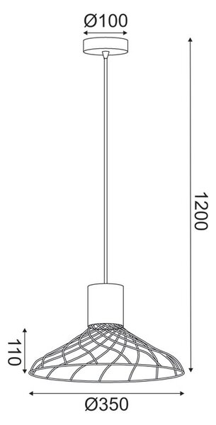 Φωτιστικό Οροφής Μονόφωτο Aca Tornade OD95301PB Black