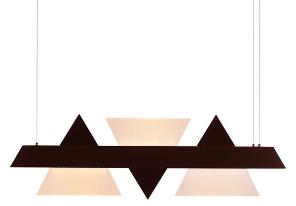 Φωτιστικό Οροφής LED Aca Armstrong DCR39215 Black/Clear