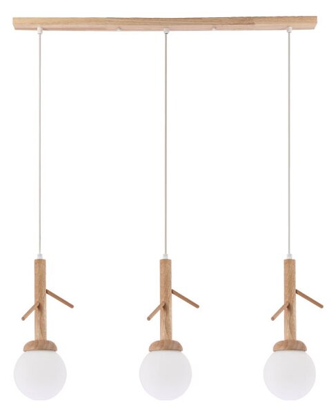 Φωτιστικό Οροφής Πολύφωτο Aca Floresta EF93573P Wood