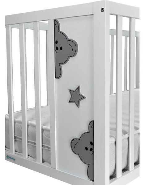Κούνια (60x130) Bebe Stars Life White 453-02