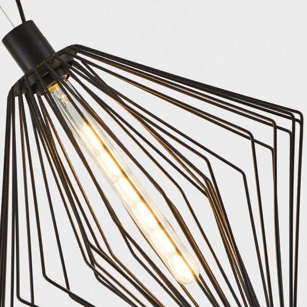 Φωτιστικό Οροφής Μονόφωτο Homelighting Med 77-8229 Black