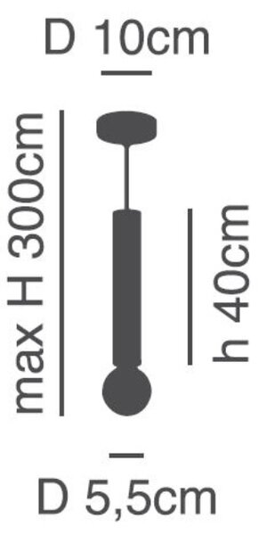 Φωτιστικό Οροφής Μονόφωτο Homelighting Adept Tube 77-8270 Gold Matt