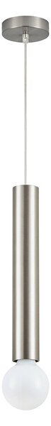 Φωτιστικό Οροφής Μονόφωτο Homelighting Adept Tube 77-8268 Nickel Matt