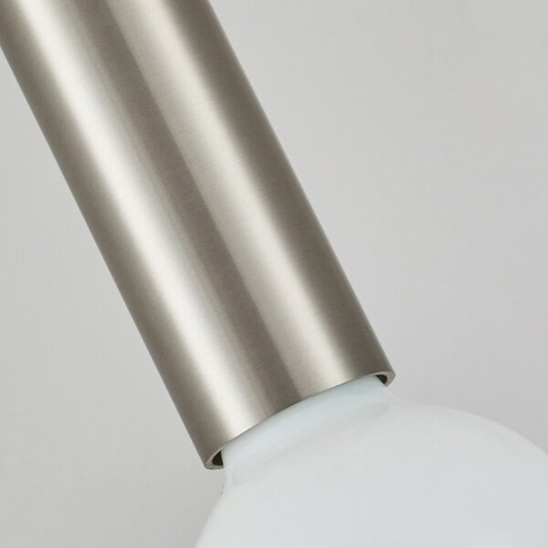 Φωτιστικό Οροφής Τρίφωτο Homelighting Adept Tube 77-8662 Nickel