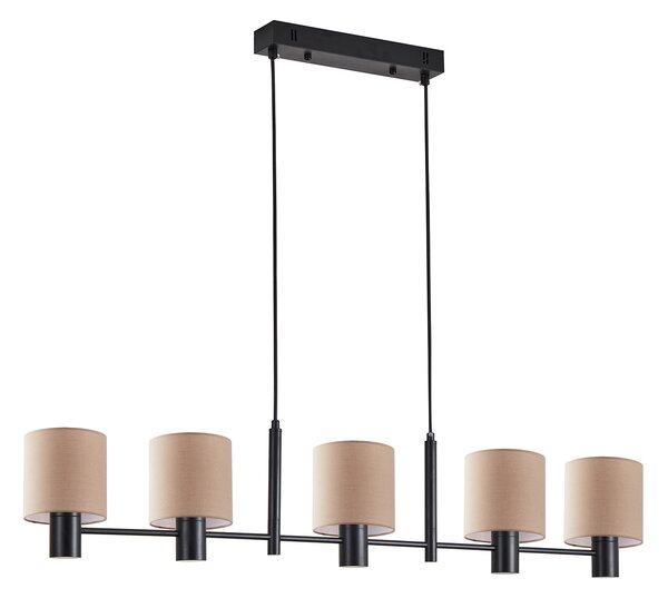 Φωτιστικό Οροφής Πολύφωτο Homelighting 77-8871 Black/Brown