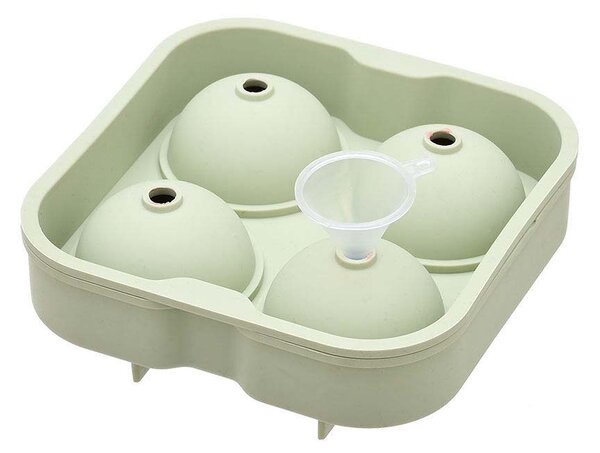 Παγοθήκη Στρογγυλή Σιλικόνης 4 Θέσεων Estia Mint Green 01-15022