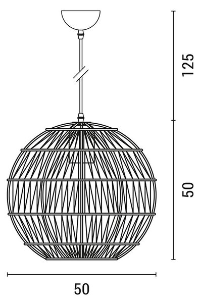 Φωτιστικό Οροφής Μονόφωτο Eurolamp 144-32003