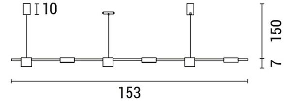 Φωτιστικό Οροφής Πολύφωτο LED Eurolamp 144-10014