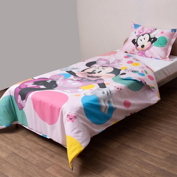 Παπλωματοθήκη Μονή (Σετ 160x200) 2 Όψεων Viopros Minnie 51