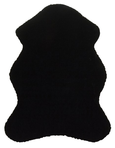 Χαλί Διαδρόμου Γούνινο (80x120) New Plan Puffy FC9 Black