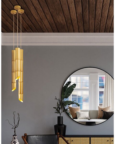 Φωτιστικό Οροφής Μονόφωτο Viokef Bamboo 4270500
