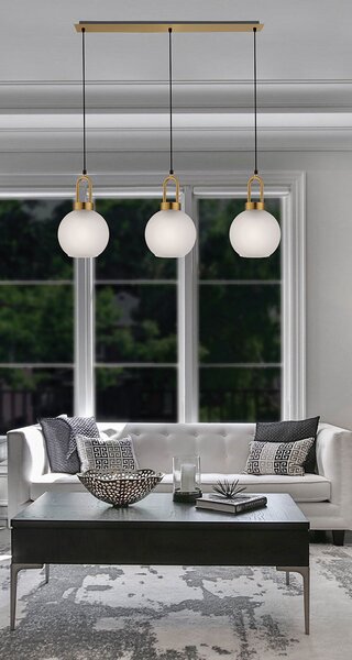 Φωτιστικό Οροφής Τρίφωτο Viokef Doria 4249600