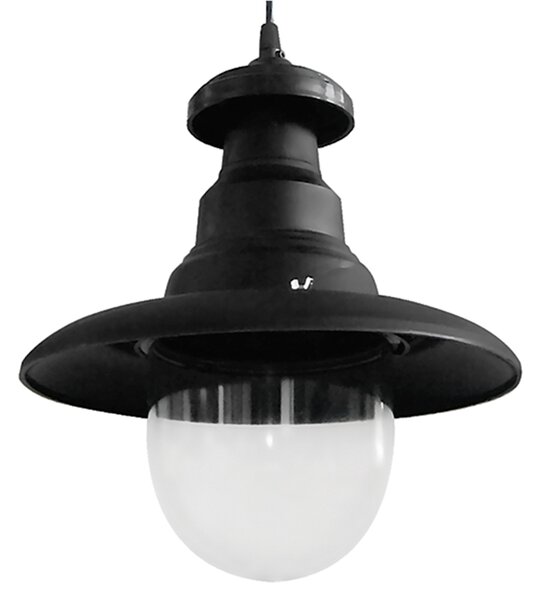 Φωτιστικό Οροφής Μονόφωτο Heronia Pyrofani 26-0024 Black