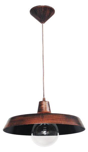 Φωτιστικό Οροφής Μονόφωτο Heronia Us-Gas 31-0098 Copper