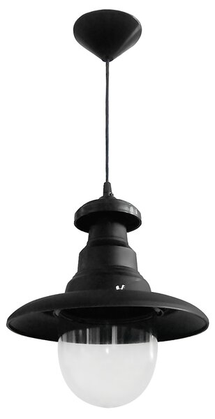 Φωτιστικό Οροφής Μονόφωτο Heronia Pyrofani 26-0024 Black