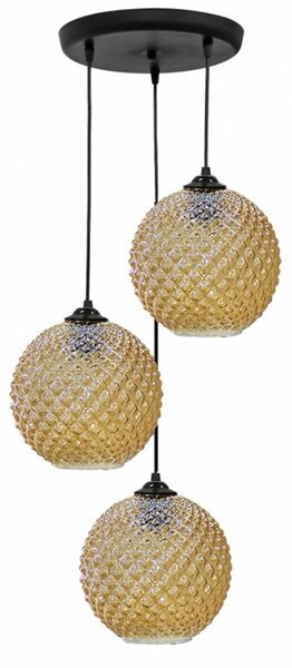 Φωτιστικό Οροφής Τρίφωτο Heronia Ball 02-0287 Meli