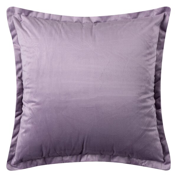 Διακοσμητική Μαξιλαροθήκη Βελουτέ (45x45) Silk Fashion A804 Λιλά