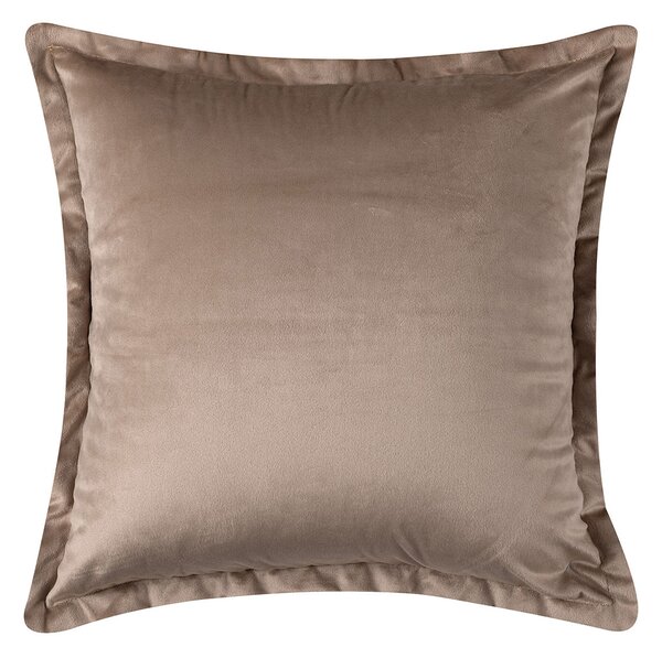 Διακοσμητική Μαξιλαροθήκη Βελουτέ (45x45) Silk Fashion A804 Μπεζ