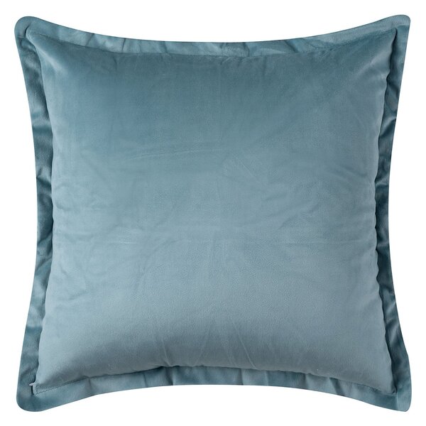 Διακοσμητική Μαξιλαροθήκη Βελουτέ (45x45) Silk Fashion A804 Σιέλ