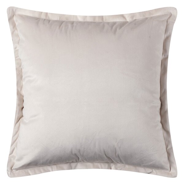 Διακοσμητική Μαξιλαροθήκη Βελουτέ (45x45) Silk Fashion A804 Ιβουάρ