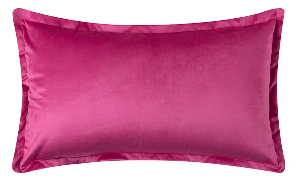 Διακοσμητική Μαξιλαροθήκη Βελουτέ (35x60) Silk Fashion A804 Φούξια