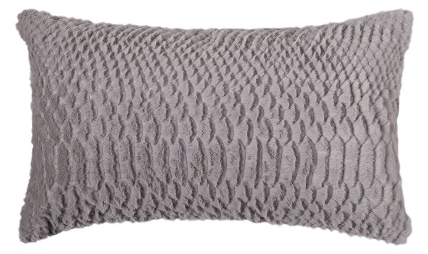 Διακοσμητική Μαξιλαροθήκη Γούνινη (30x50) Silk Fashion NX201 L.Grey