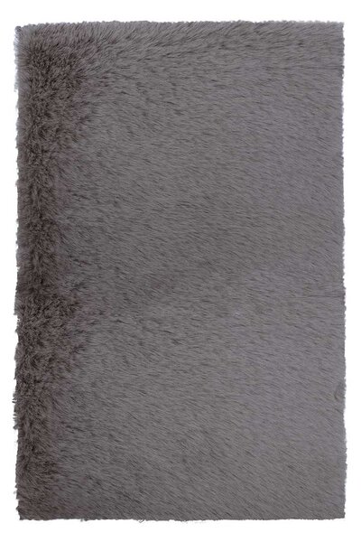 Χαλί Διαδρόμου Γούνινο (67x140) Βιοκαρπέτ Krolik R04 D Grey