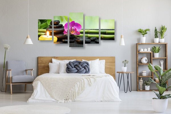 Πεντάπτυχος πίνακας νεκρή φύση Feng Shui
