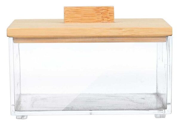 Κουτί Αποθήκευσης (9x9x6) Homely Bamboo Essentials 02-17675