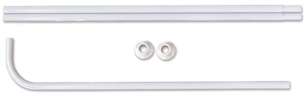 Βραχίονας Μπάνιου Γωνιακός 80x170 Rainbow 03304.001 White