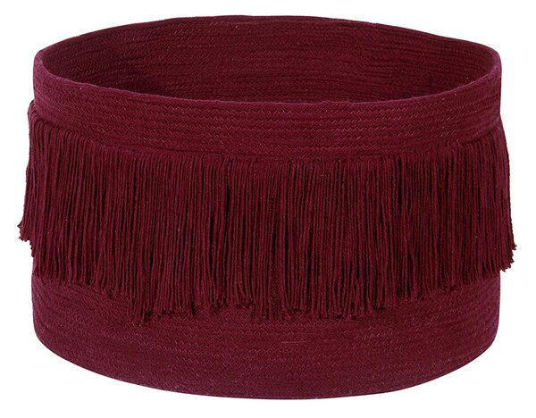 Καλάθι Αποθήκευσης (Φ45x30) Lorena Canals Fringes Savannah Red