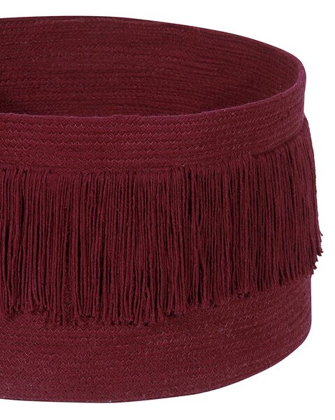 Καλάθι Αποθήκευσης (Φ45x30) Lorena Canals Fringes Savannah Red