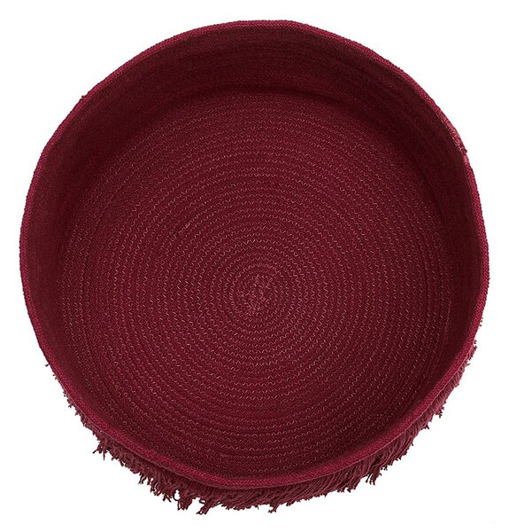 Καλάθι Αποθήκευσης (Φ45x30) Lorena Canals Fringes Savannah Red