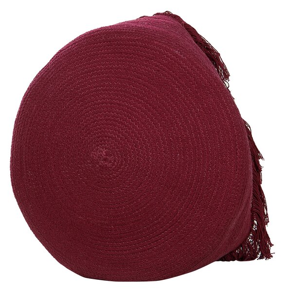 Καλάθι Αποθήκευσης (Φ45x30) Lorena Canals Fringes Savannah Red