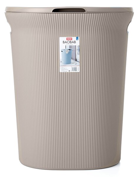 Καλάθι Απλύτων (41x33x50) Tatay 06721.003 Baobab Taupe
