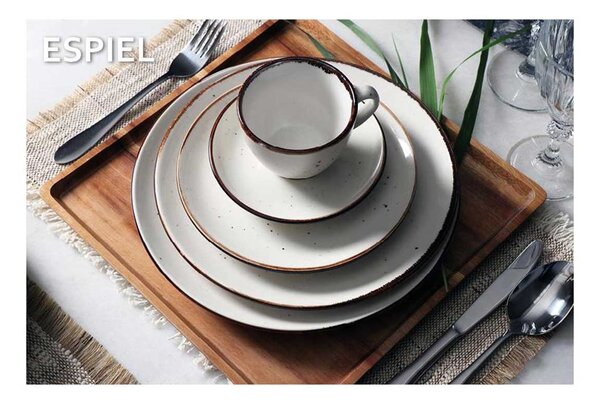 Φλυτζάνι Καφέ 220ml + Πιατάκι Espiel Terra Cream TLK111K6