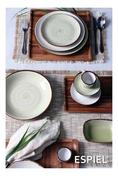 Φλυτζάνι Καφέ 220ml + Πιατάκι Espiel Terra Cream TLK111K6