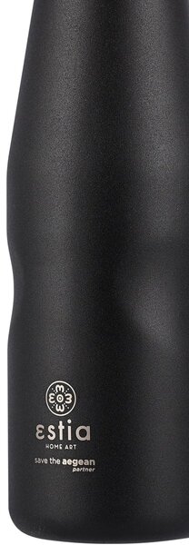 Μπουκάλι Θερμός 500ml Estia Save The Aegean Midnight Black 01-7799