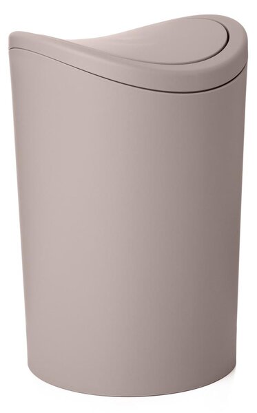 Καλάθι Απορριμμάτων (Φ17.2x27.5) Tatay 6lt 06725.003 Swing Taupe